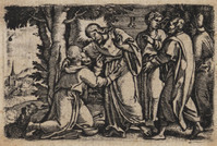 TvB G 4302
<br/>
Christus geneest een leproos
<br/>
<em>Pencz, Georg (ca.1500-1550)</em>